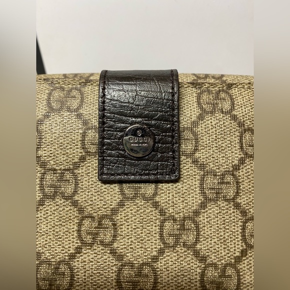 Gucci Canvas/PVC Compact Vintage Wallet - Picture 3 of 10